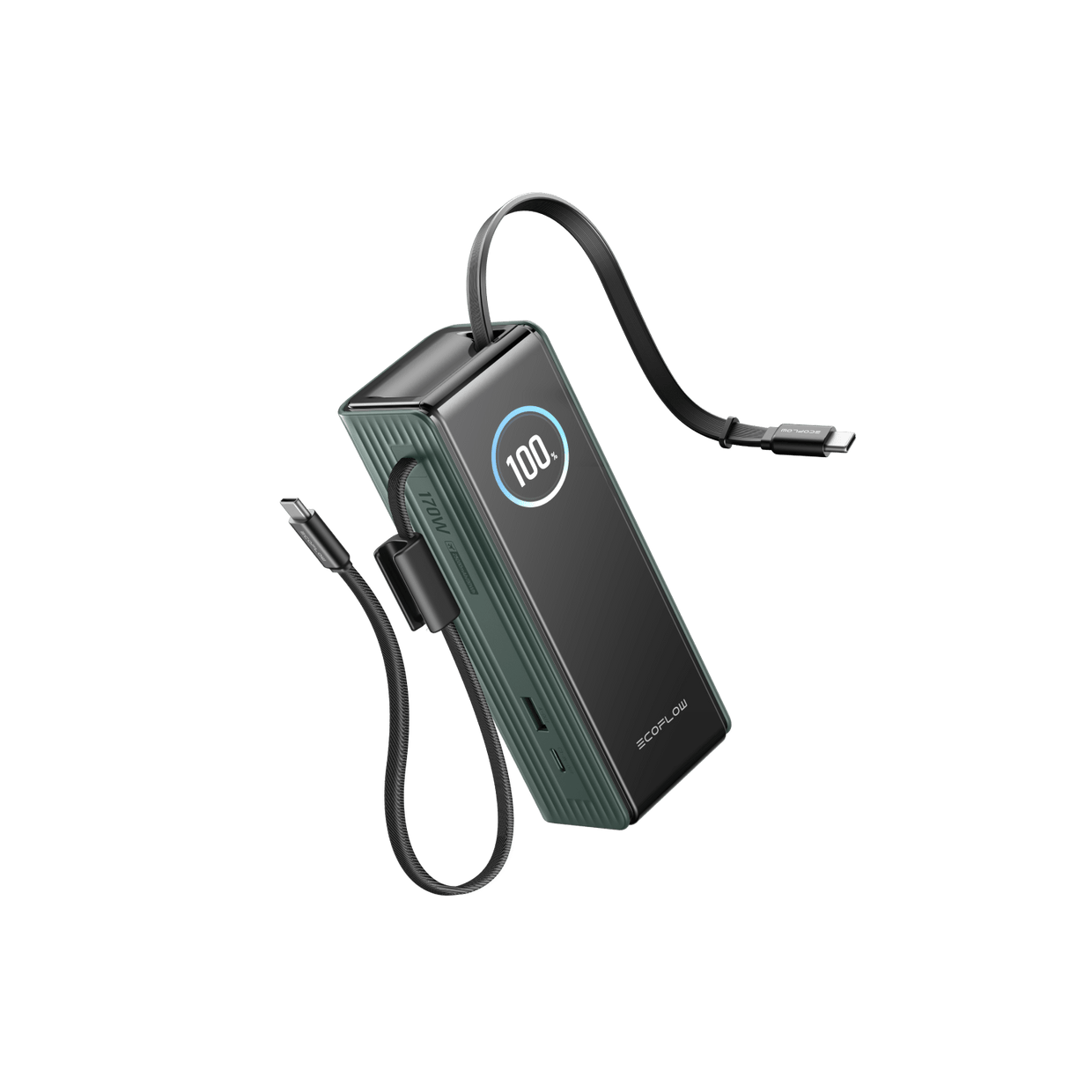 EcoFlow Rapid25k-with EcoFlow RAPID Power Bank (25,000mAh, 170W, 100W Built-In and Retractable