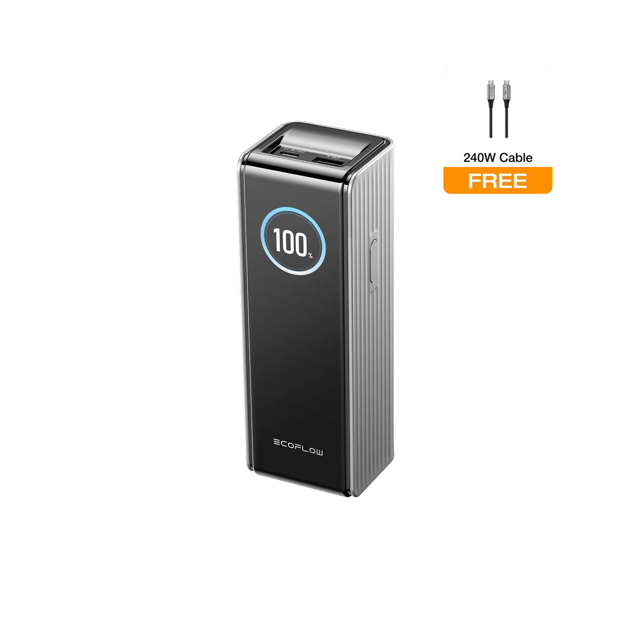 EcoFlow Rapid Silver EcoFlow RAPID Power Bank (25,000mAh, 170W)