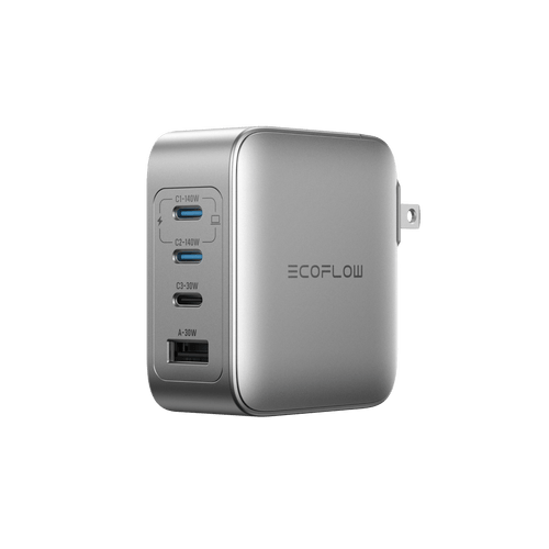 EcoFlow Rapid Pro Charger 140W RAPID Pro Charger (140W, 4 Ports, GaN) EcoFlow RAPID Pro Charger (140W, 4 Ports, GaN)
