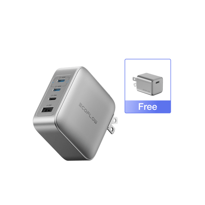 EcoFlow Rapid Pro Charger 140W RAPID Pro Charger (140W, 4 Ports, GaN) EcoFlow RAPID Pro Charger (140W, 4 Ports, GaN)