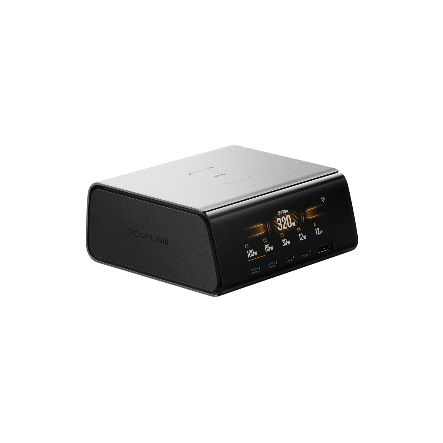 EcoFlow RAPID Pro Desktop Charger (320W, 5 Ports, GaN) | RAPID Pro