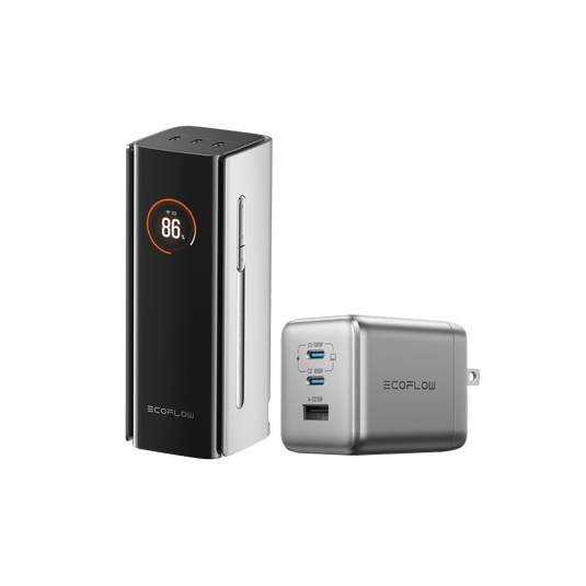 EcoFlow Rapid Pro 20k EcoFlow RAPID Pro Power Bank (20,000mAh, 230W, 100W Built-in Cable）+ Ecoflow RAPID Pro Charger (100W, 3 Ports, GaN) EcoFlow RAPID Pro Power Bank(20,000mAh, 230W, 100W Built-in Cable)