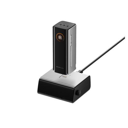 EcoFlow Rapid Pro 20k EcoFlow RAPID Pro Power Bank (20,000mAh, 230W, 100W Built-in Cable）+ Ecoflow RAPID Pro Desktop Charger (320W, 5 Ports, GaN) EcoFlow RAPID Pro Power Bank(20,000mAh, 230W, 100W Built-in Cable)