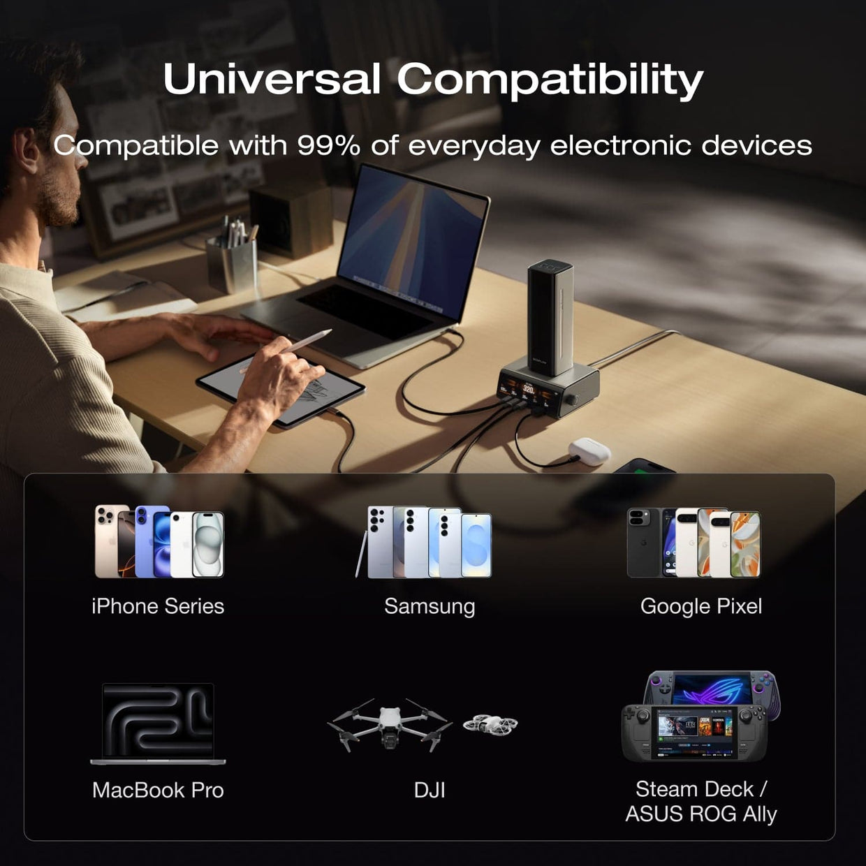 EcoFlow Rapid Pro EcoFlow RAPID Pro Power Bank (27,650mAh, 300W, 140W Built-in Cable)