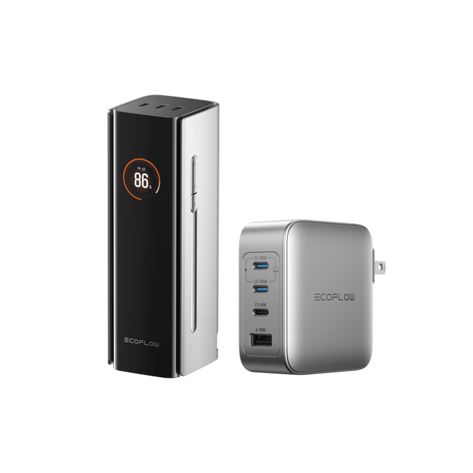 EcoFlow Rapid Pro 27k EcoFlow RAPID Pro Power Bank (27,650mAh, 300W, 140W Built-in Cable) + Ecoflow RAPID Pro Charger (140W, 4 Ports, GaN) EcoFlow RAPID Pro Power Bank (27,650mAh, 300W, 140W Built-in Cable)