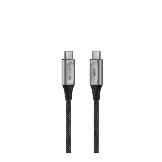 EcoFlow Rapid Cable RAPID Pro USB-C to USB-C Cable (240W, Nylon) EcoFlow RAPID Pro USB-C to USB-C Cable (240W, Nylon)