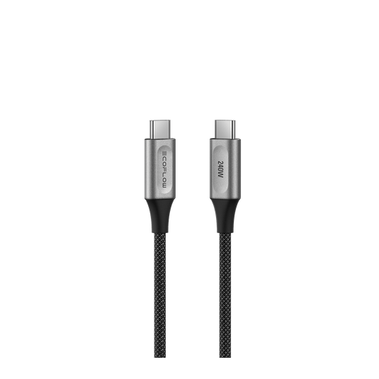 EcoFlow Rapid Cable RAPID Pro USB-C to USB-C Cable (240W, Nylon) EcoFlow RAPID Pro USB-C to USB-C Cable (240W, Nylon)