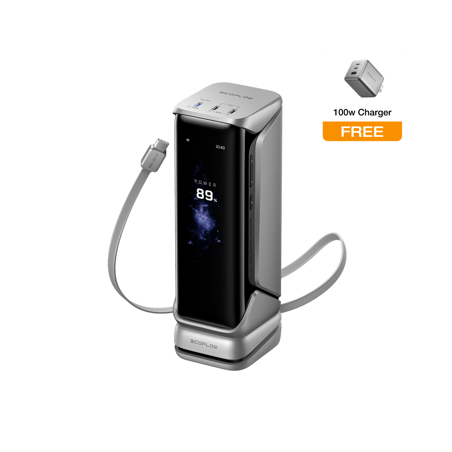 EcoFlow Rapid Pro EcoFlow RAPID Pro X Power Bank EcoFlow RAPID Pro X Power Bank (27,650mAh, 300W)