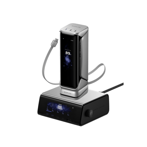 EcoFlow Rapid Pro EcoFlow RAPID Pro X Power Bank + RAPID Pro Desktop Charger (320W | 5 Ports | GaN) EcoFlow RAPID Pro X Power Bank (27,650mAh, 300W)