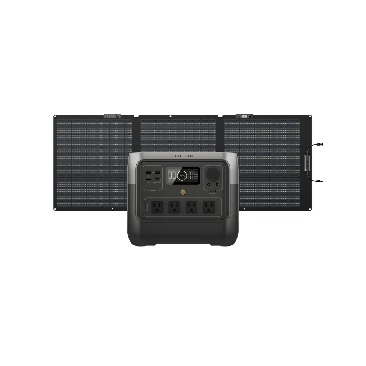 EcoFlow r2p-bundle River 2 Pro +160W EcoFlow RIVER 2 Pro Solar Generator (PV160W)