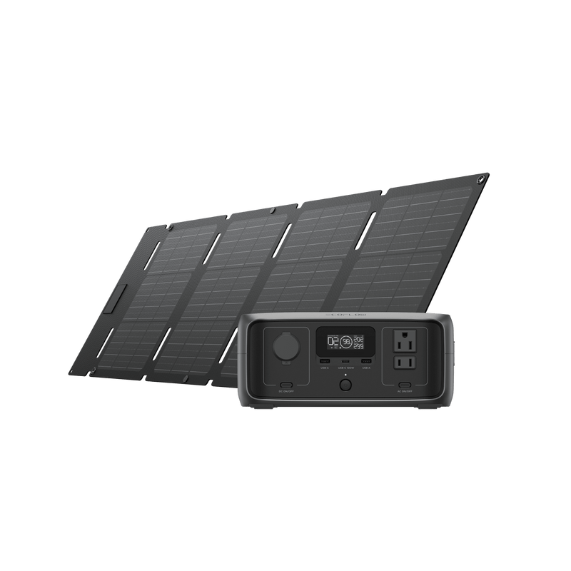 Load image into Gallery viewer, EcoFlow RIVER 3 + 45W + RIVER 3 Waterproof Bag (Free) EcoFlow RIVER 3 Solar Generator
