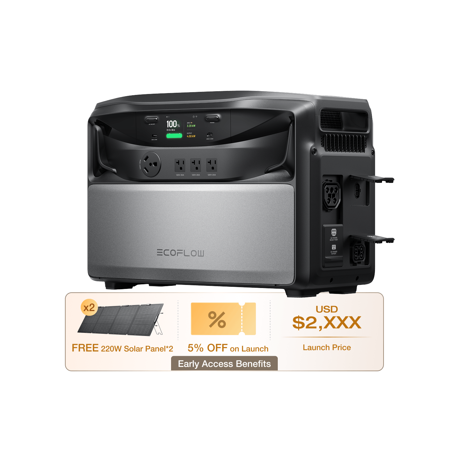 EcoFlow TITAN-BUNDLE TITAN Series Coupon EcoFlow TITAN 5000 Classic Whole-Home Backup Power