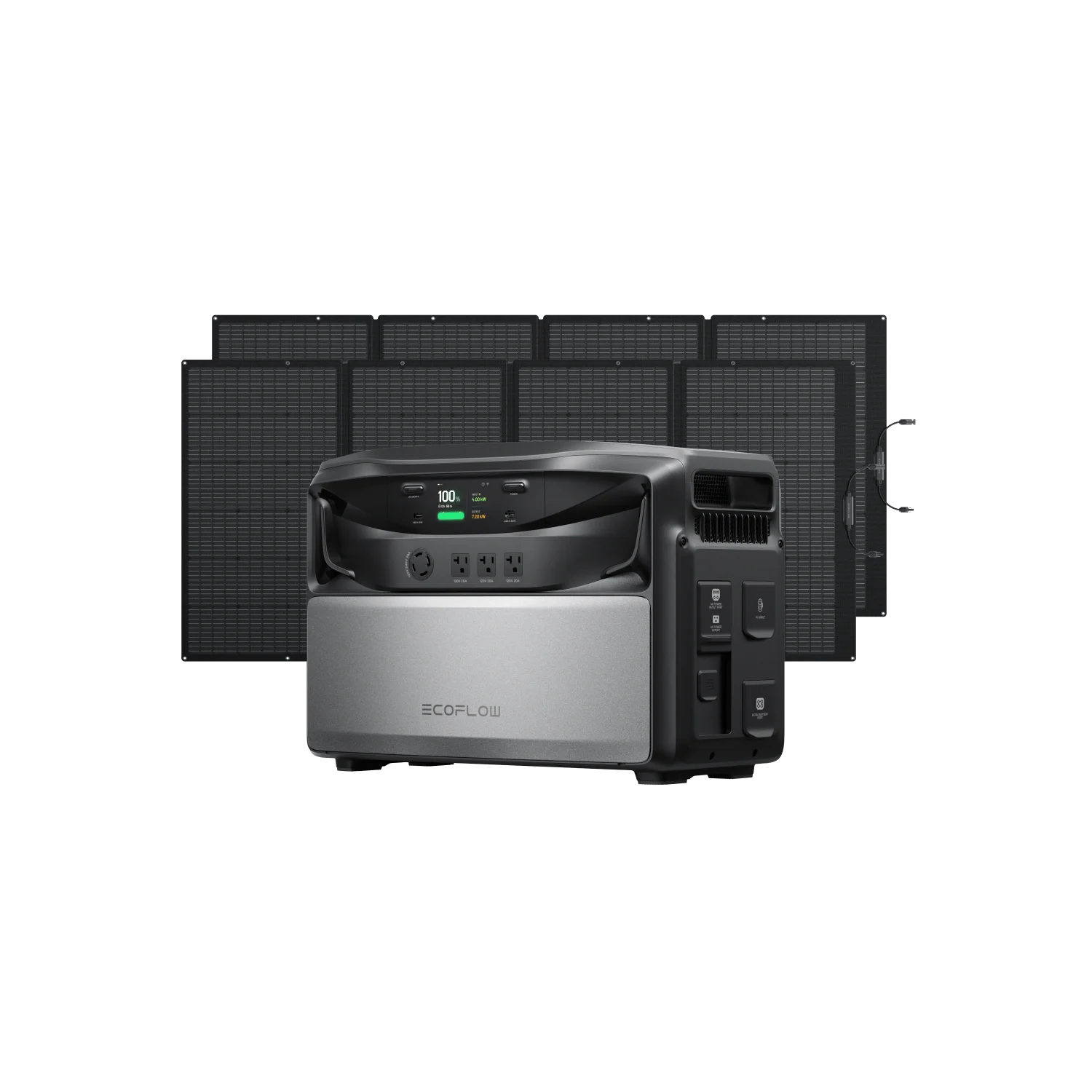EcoFlow TITAN-BUNDLE TITAN 5000 + 2 × 400W Portable Solar Panel EcoFlow TITAN 5000 Whole-Home Backup Power