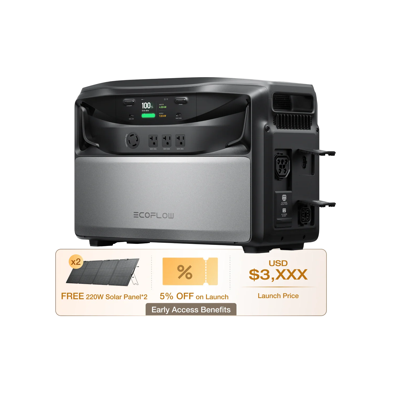 EcoFlow TITAN-BUNDLE TITAN Series Coupon EcoFlow TITAN 5000 Whole-Home Backup Power