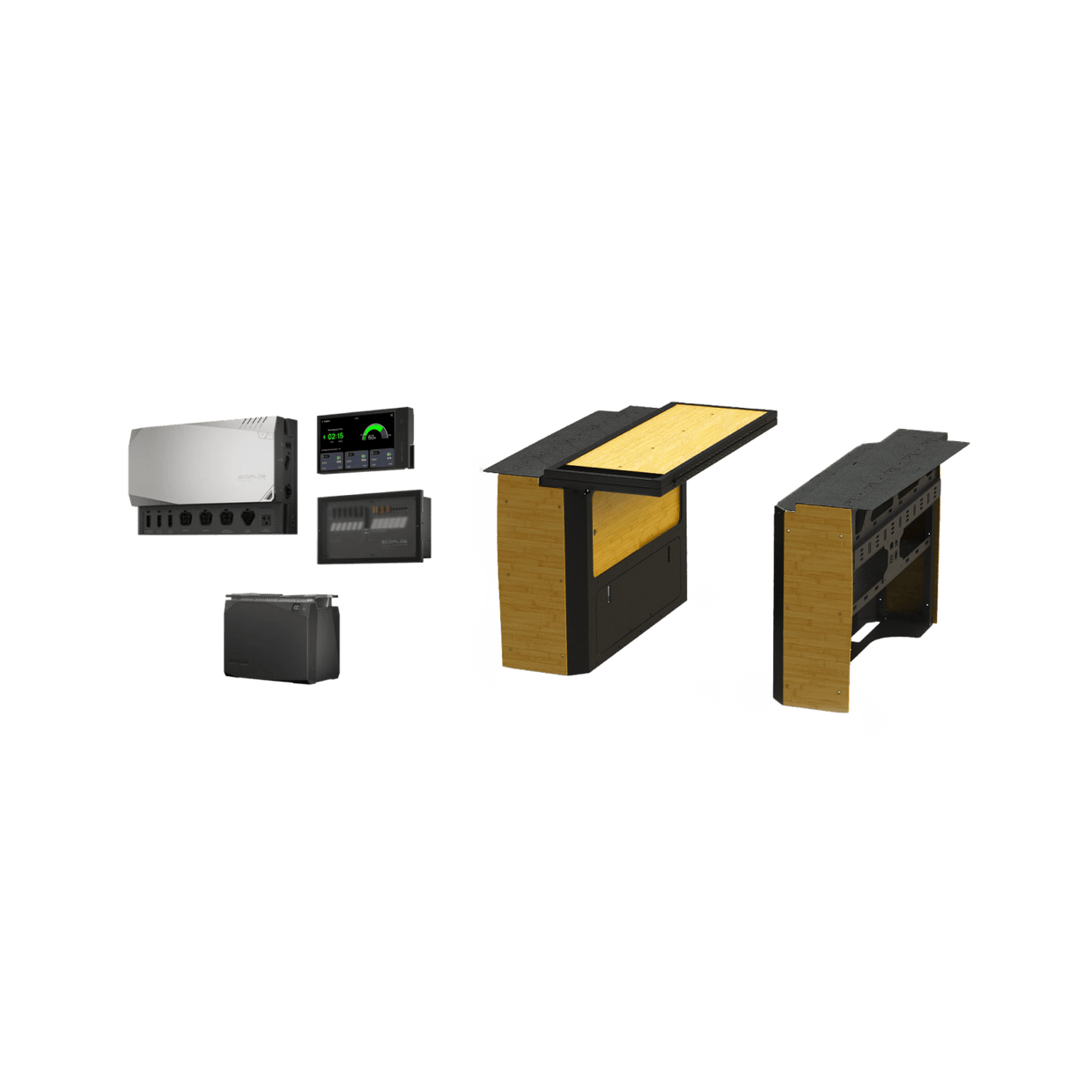 EcoFlow 2kWh Independence Kit + Murphy Bed Independence Kit + Rigwell Nomad Murphy Bed