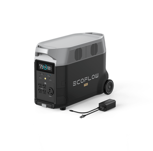 EcoFlow UK RV Power Solution - Traveller Kit: DELTA Pro + Grounding Adapter Portable RV & EV Power with DELTA Pro: DELTA Pro + Grounding Adapter