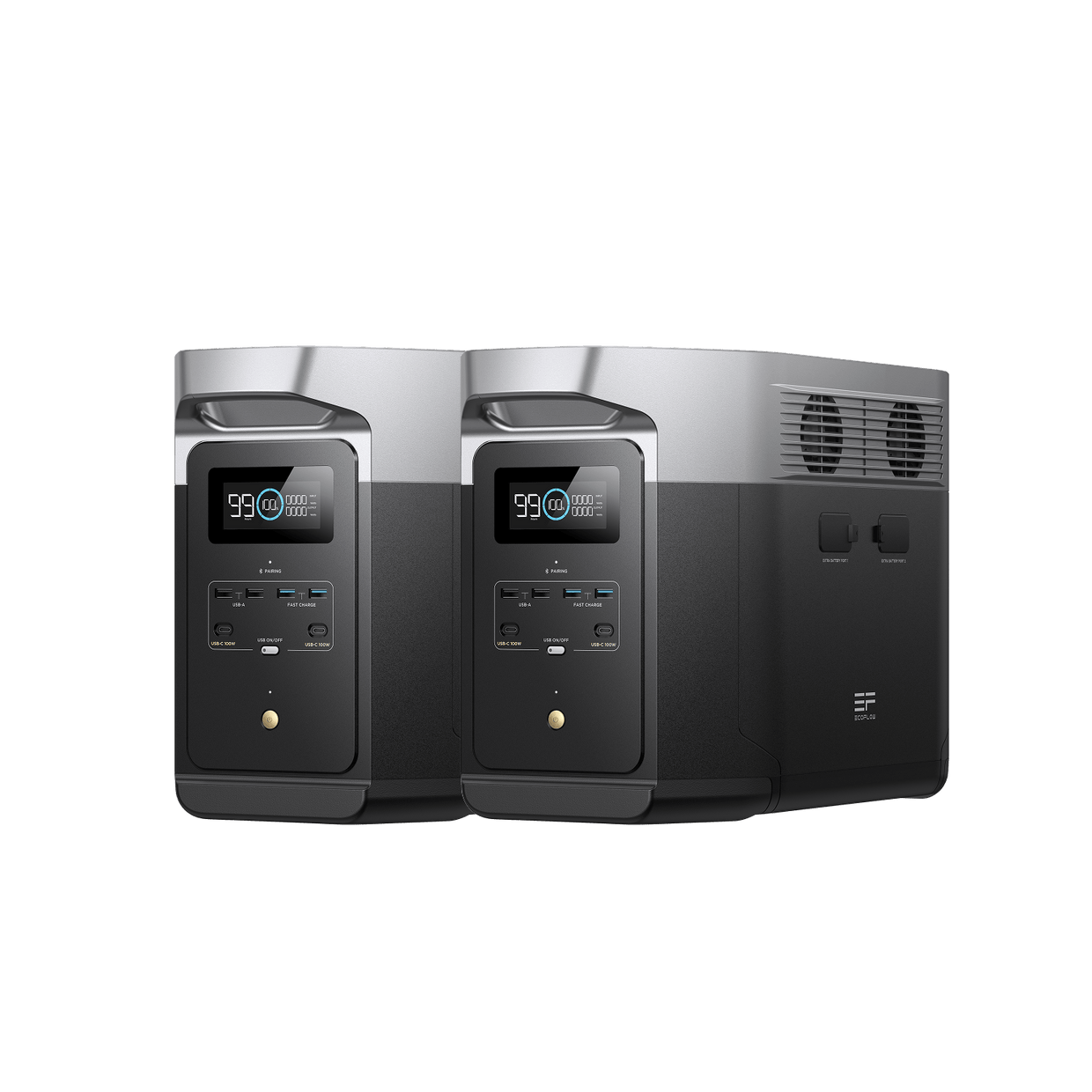 EcoFlow US D2M DELTA 2 Max Portable Power Station 2 × EcoFlow DELTA 2 Max Portable Power Station - Flash Sale