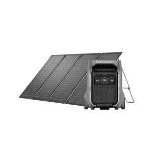 EcoFlow US Solar Panels DELTA PRO 3 + 125W x 4 Bifacial Modular Solar Panel EcoFlow 125W Bifacial Modular Solar Panel (500W, 4-piece kit)