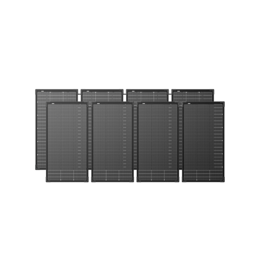 EcoFlow US Solar Panels 125W x 8 Bifacial Modular Solar Panel EcoFlow 125W x 8 Bifacial Modular Solar Panel (500W kits) - Flash Sale