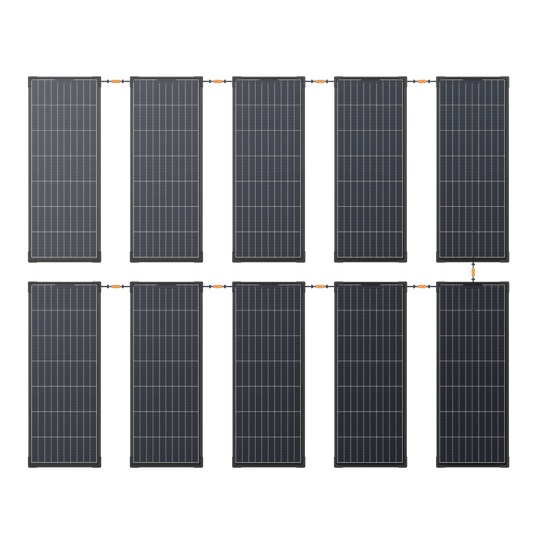 EcoFlow US Solar Panels EcoFlow 130W RVMax Rigid Solar Panel