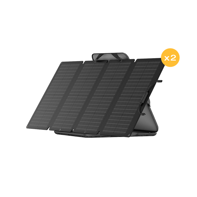EcoFlow US Solar Panels 2 EcoFlow 160W Portable Solar Panel Bundle * 2 - Flash Sale