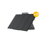EcoFlow US Giving Back 400W Portable Solar Panel*2 EcoFlow 2 x 400W Portable Solar Panel (Recommended Accessory)
