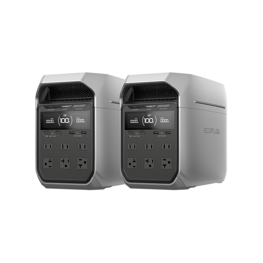 EcoFlow US Standalone 2 × DELTA 3 Plus Portable Power Station EcoFlow 2 × DELTA 3 Plus Portable Power Station - Flash Sale
