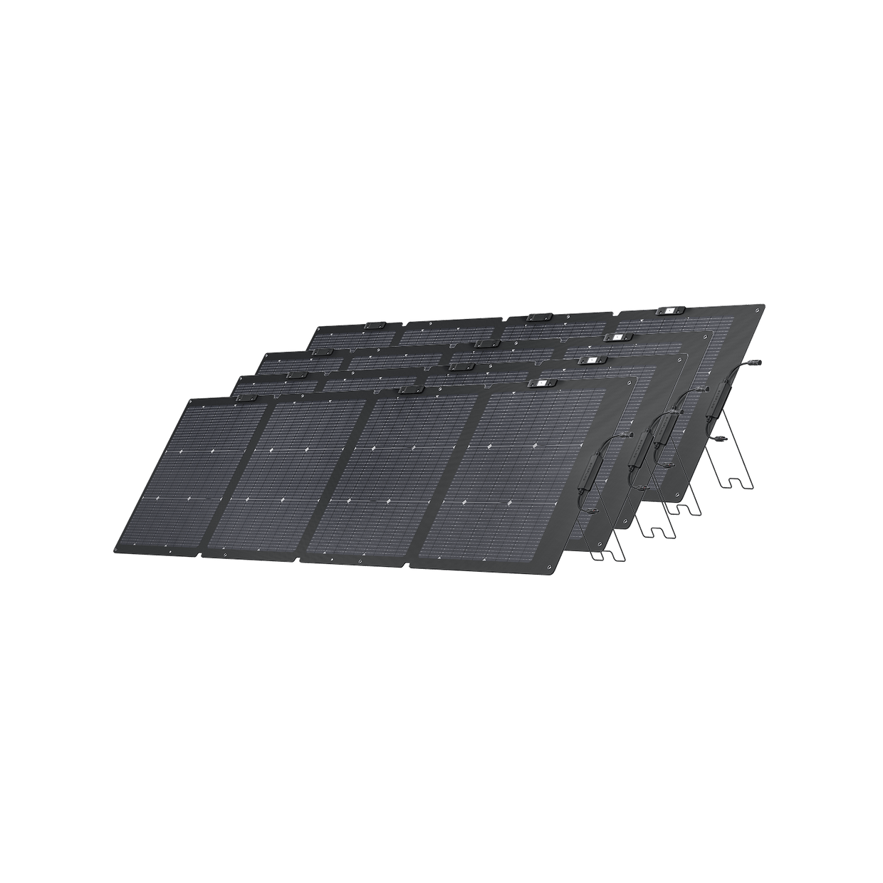 EcoFlow US Solar Panels 220W Portable Solar Panel x 4 EcoFlow 220W Bifacial Portable Solar Panel Bundle