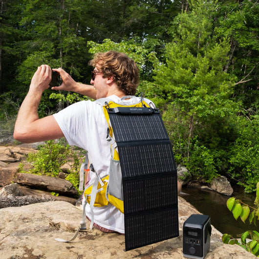 EcoFlow US Solar Panels 28W EcoFlow 28W Portable Solar Panel