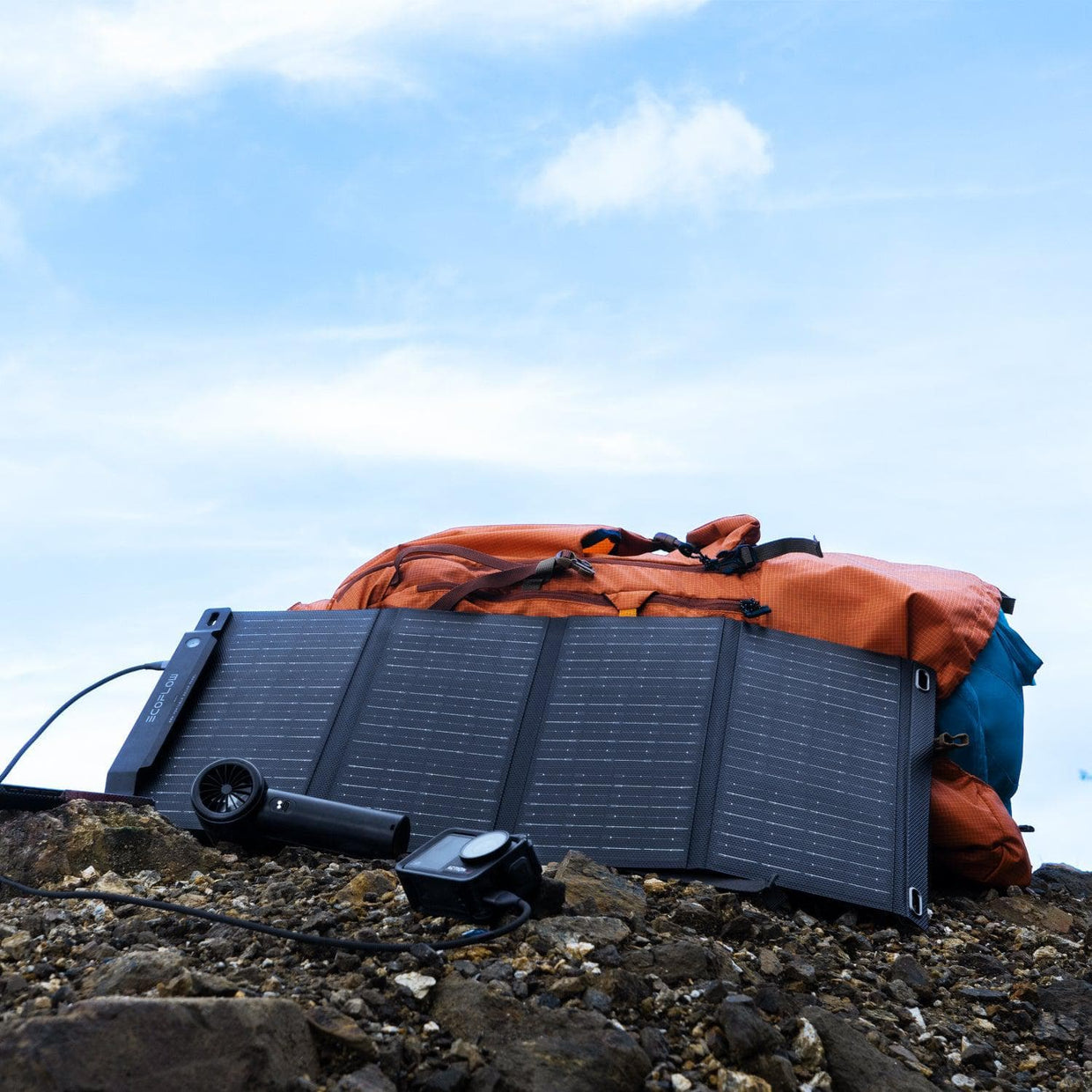 EcoFlow US Solar Panels 28W EcoFlow 28W Portable Solar Panel