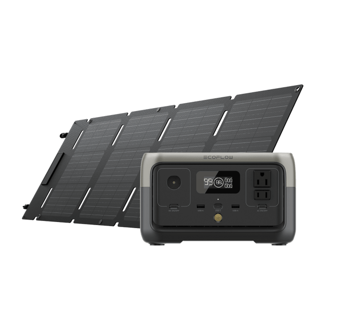 EcoFlow US Solar Panels RIVER 2+45W EcoFlow 45W Portable Solar Panel