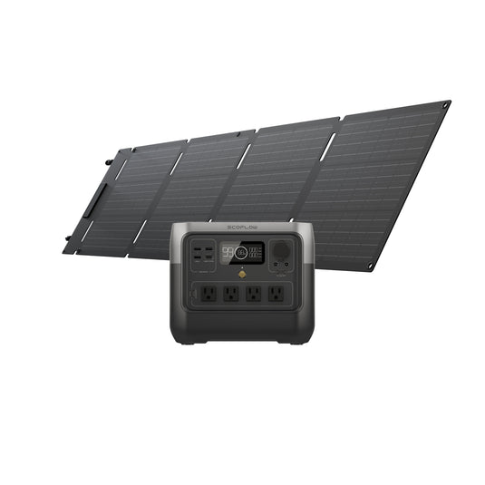EcoFlow US Solar Panels RIVER 2 +60W EcoFlow 60W Portable Solar Panel