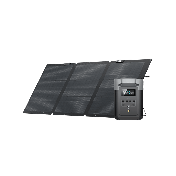 EcoFlow US Bundle EcoFlow DELTA 2 + 160W Portable Solar Panel