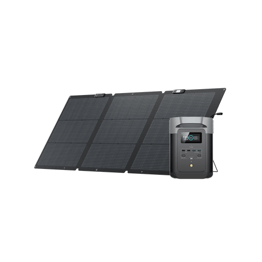 EcoFlow US Bundle EcoFlow DELTA 2 + 160W Portable Solar Panel