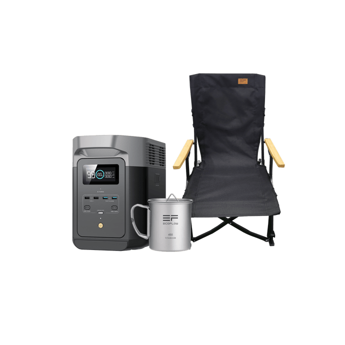 EcoFlow US Standalone DELTA 2+Camping Chair+Titanium Camping Cup EcoFlow DELTA 2 + Camping Chair + Titanium Camping Cup - Xmas Livestream