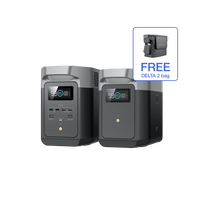EcoFlow US Bundle DELTA 2 + DELTA 2 Smart Extra Battery + Free Bag EcoFlow DELTA 2 + DELTA 2 Smart Extra Battery - Flash Sale