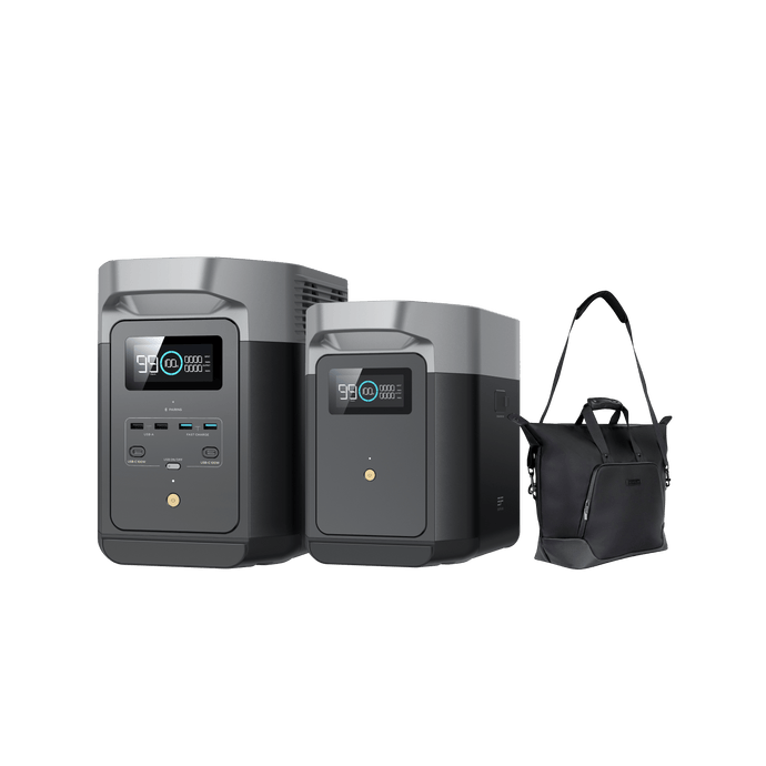 EcoFlow US Bundle DELTA 2 + Extra Battery + BAG EcoFlow DELTA 2 + Extra Battery + BAG - Flash Sale