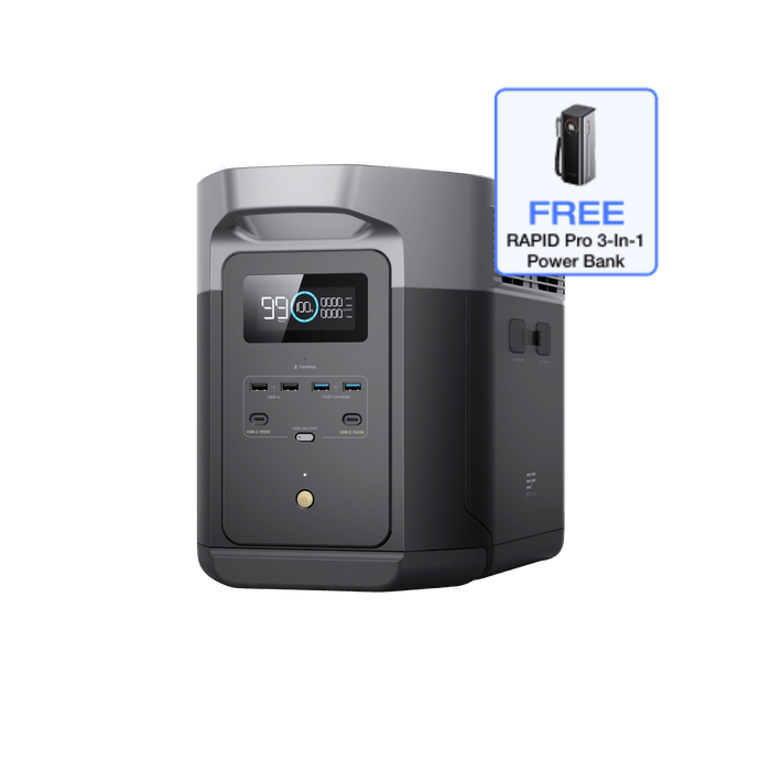 EcoFlow US D2M DELTA 2 Max (1900) EcoFlow DELTA 2 MAX (1900Wh) Portable Power Station
