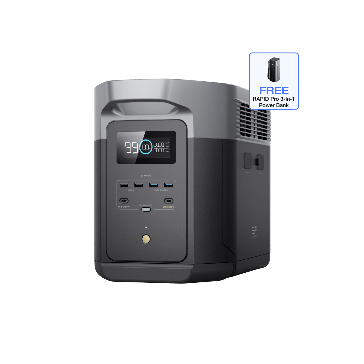 EcoFlow DELTA 2 MAX (1900Wh) Portable Power Station