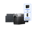 Load image into Gallery viewer, EcoFlow US D2M DELTA 2 Max(1900) + 2 x 220W NextGen Bifacial Solar Panels+Free Bag EcoFlow DELTA 2 MAX (1900Wh) Portable Power Station
