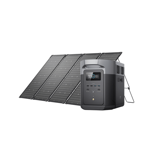 EcoFlow US D2M-bundle DELTA 2 Max + 4*125W Solar Panel EcoFlow DELTA 2 Max + 4*125W Solar Panel