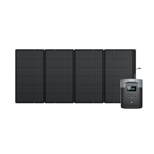 EcoFlow US D2M DELTA 2 Max + 400W EcoFlow DELTA 2 Max Portable Power Station