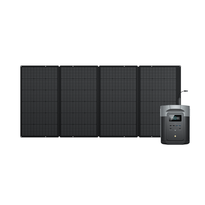 EcoFlow US D2M DELTA 2 Max + 400W EcoFlow DELTA 2 Max Portable Power Station