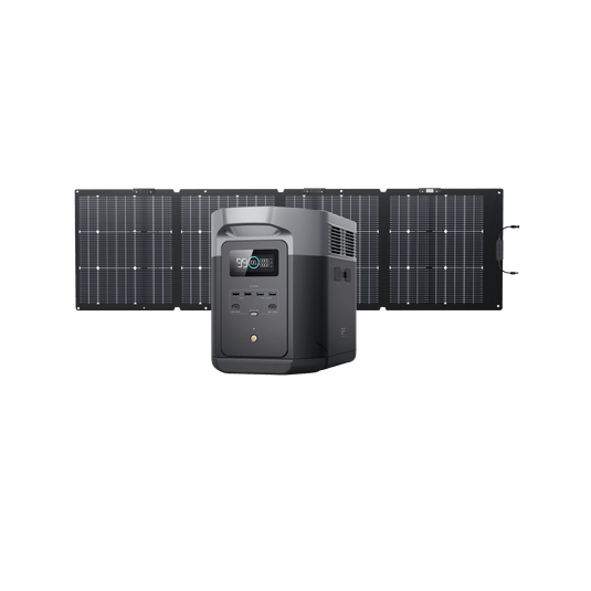 EcoFlow US 1*160W + DELTA 2 Max EcoFlow DELTA 2 Max Solar Generator (PV160W)