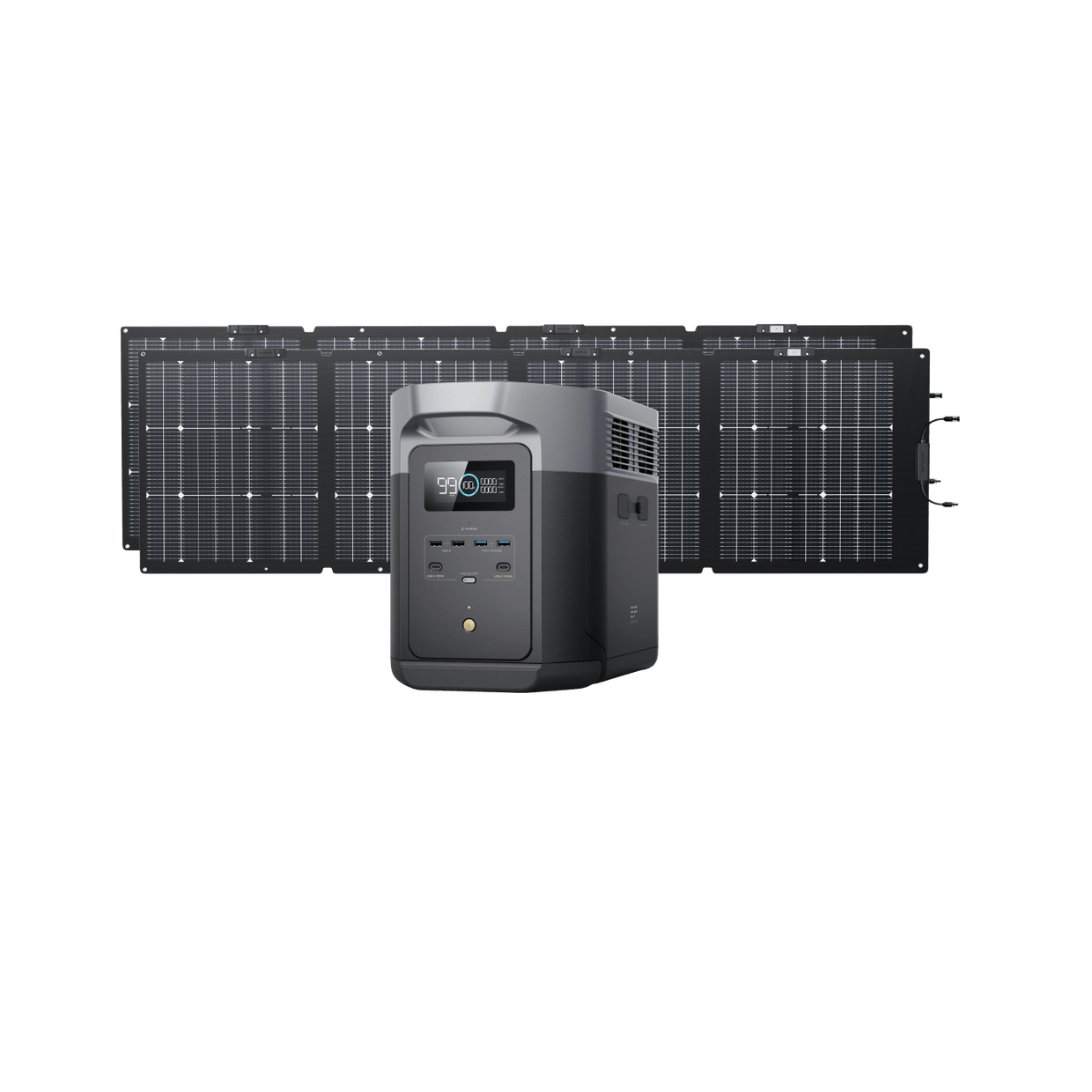 EcoFlow DELTA 2 Max Solar Generator (PV160W) EcoFlow DELTA 2 Max Solar Generator (PV160W)