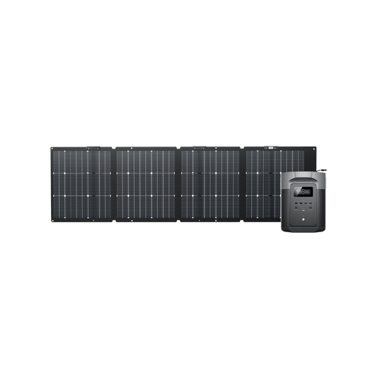 EcoFlow US 1*220W + DELTA 2 Max EcoFlow DELTA 2 Max Solar Generator (PV220W)