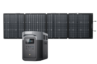 EcoFlow US D2M-bundle 1*220W + DELTA 2 Max EcoFlow DELTA 2 Max Solar Generator (PV220W)