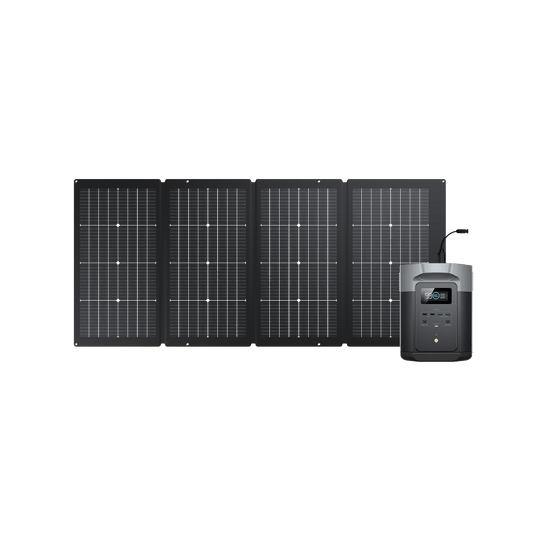 EcoFlow US 1*220W + DELTA 2 Max EcoFlow DELTA 2 Max Solar Generator (PV220W) - Mother's Day Livestream