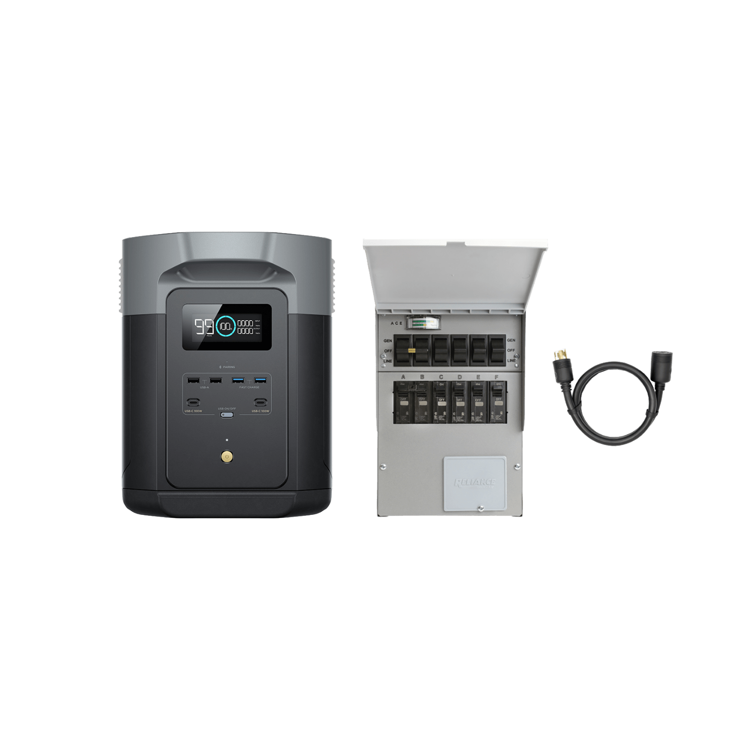 EcoFlow DELTA 2 Max + Transfer Switch EcoFlow DELTA 2 Max + Transfer Switch