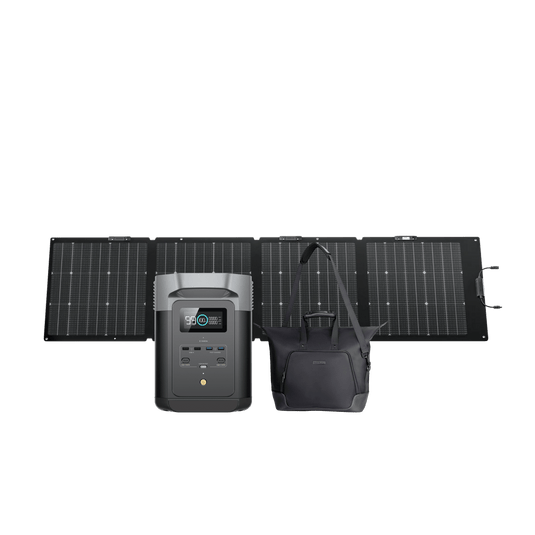 EcoFlow US Bundle EcoFlow DELTA 2 +220W Portable Solar Panel +EcoFlow DELTA 2 Waterproof Bag EcoFlow DELTA 2 Portable Power Station + 220W Portable Solar Panel + DELTA 2 Fashion Waterproof Bag